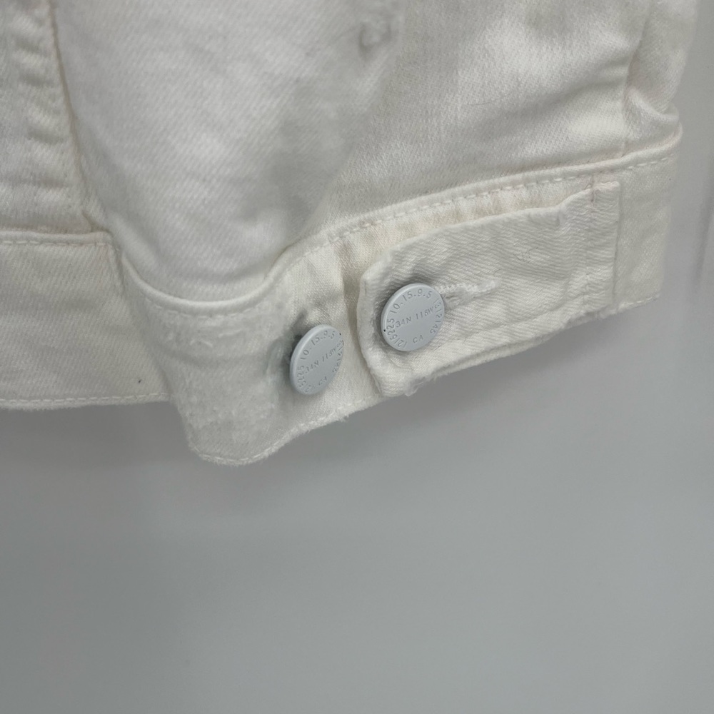 Current/Elliott Cream Jean Jacket - Picture 11 of 11